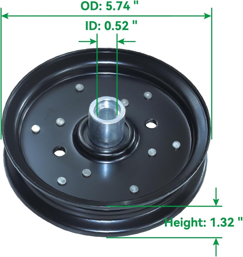 POSEAGLE 604231 Idler Pulley for Hustler Alpha MP 60" BigDog Blackjack 48" Raptor 52" Raptor Flip 48" 54" Raptor Limited 52" Raptor SD 48" 54" 60" Raptor SD EX 48" 54" Raptor SDX 54" Lawn Tractors - Image 3